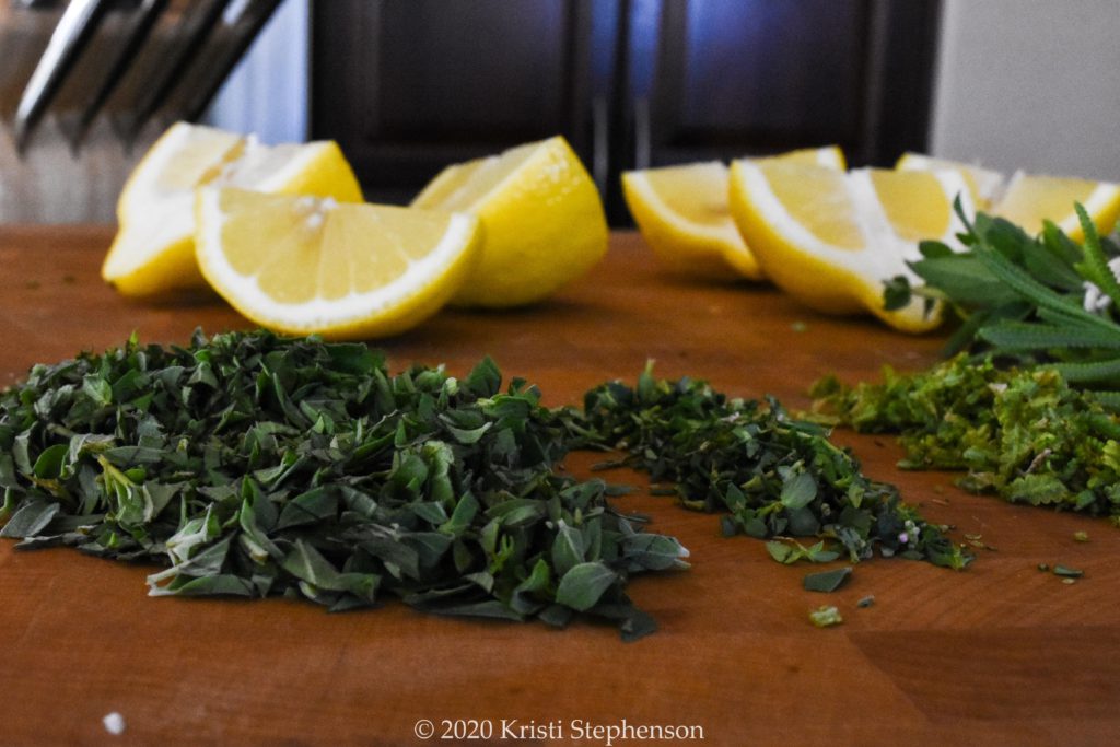 Aromatics for turkey cavity